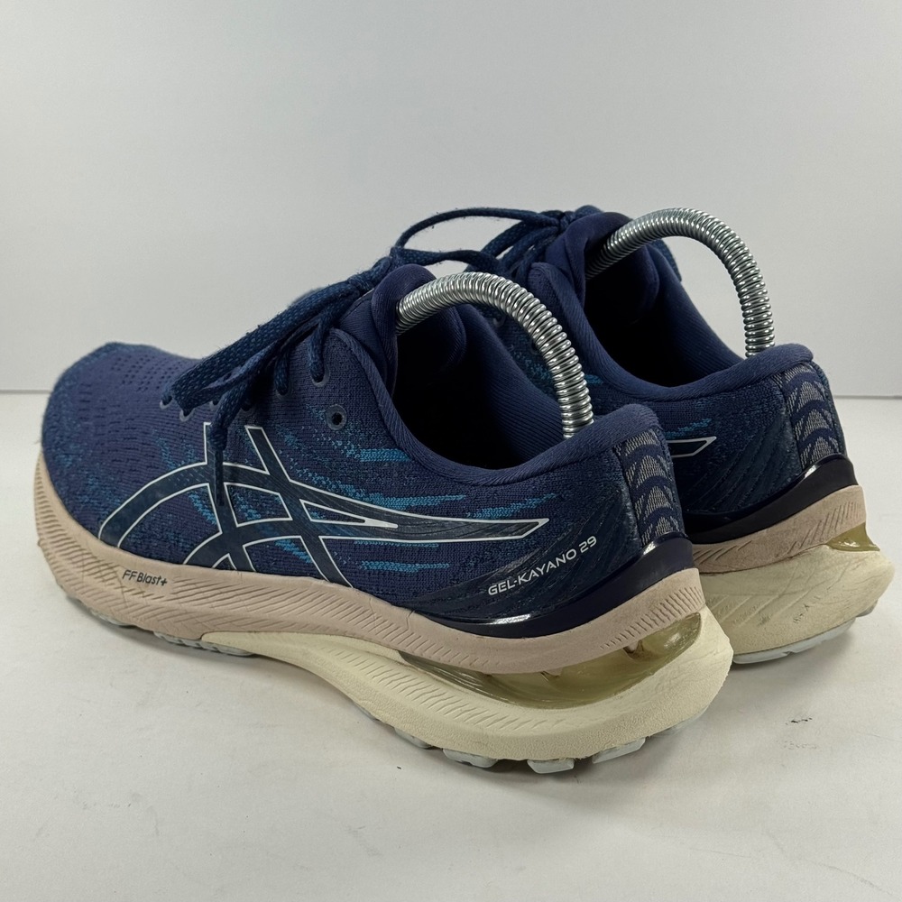 Asics Gel-Kayano 29 Navy Blue Sage Running Shoes 1012B272 Womens 8.5‎ - Picture 11 of 12